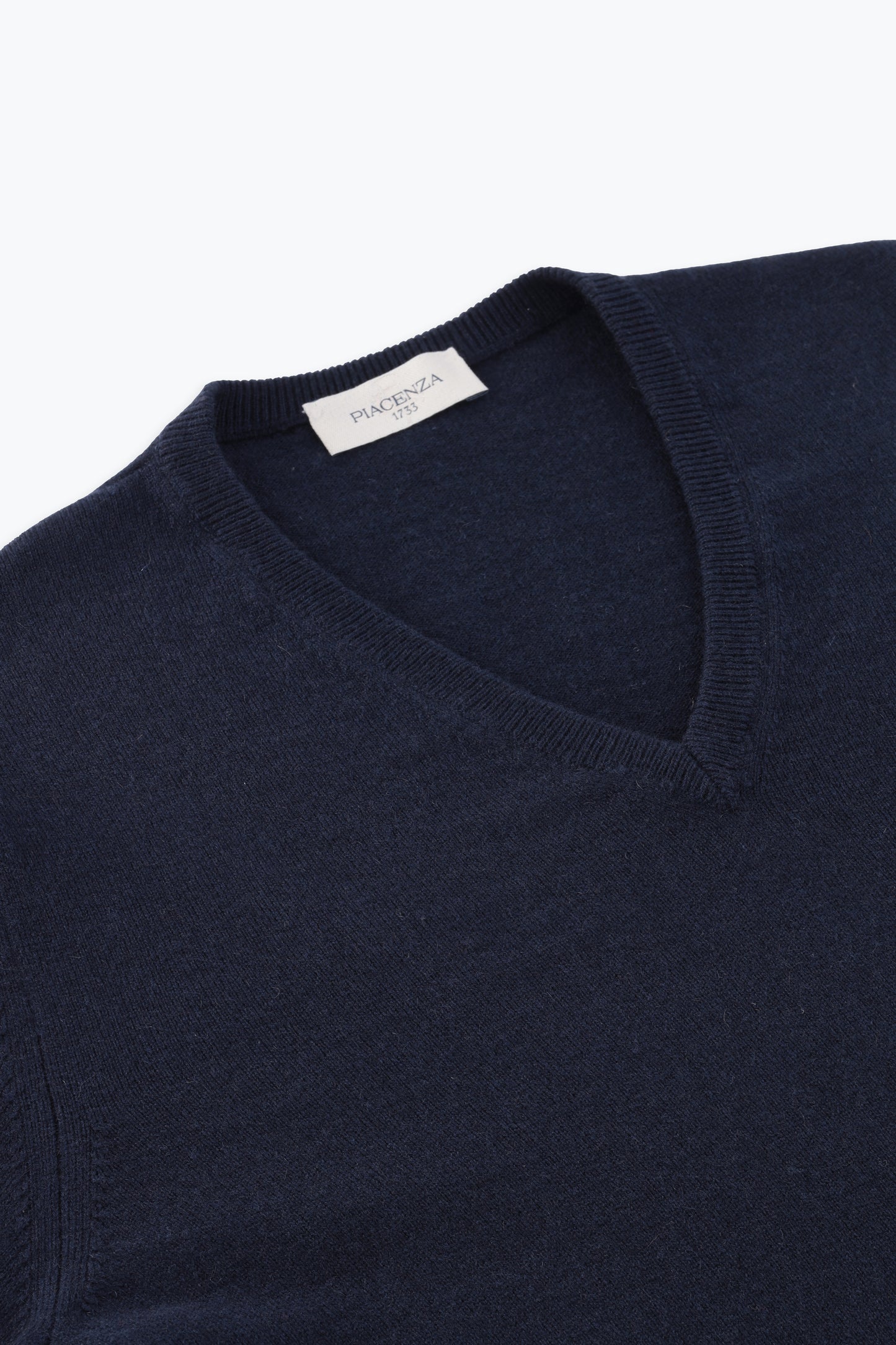 BLUE V-NECK