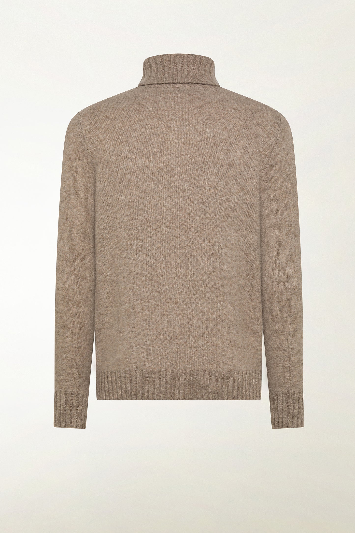 Dolcevita in cashmere e seta beige