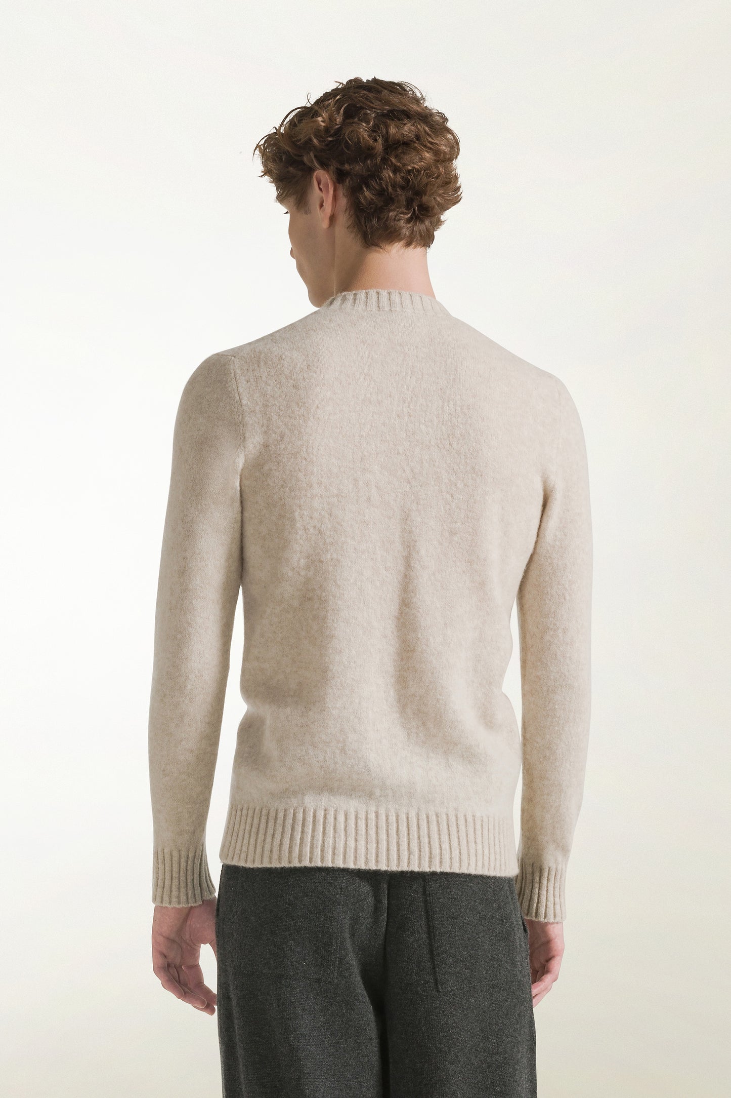 Girocollo in cashmere e seta naturale