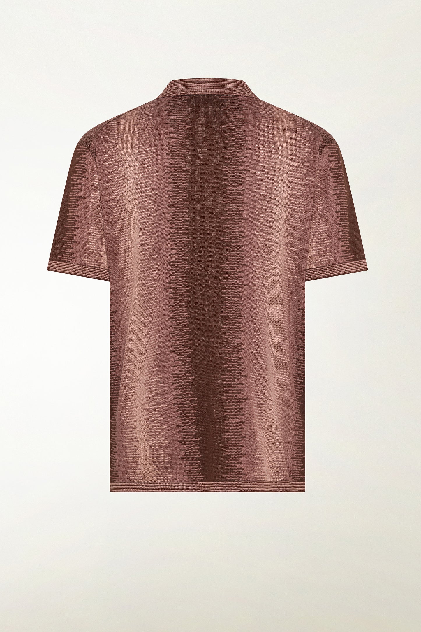 Camicia in seta e lino color rosa antico