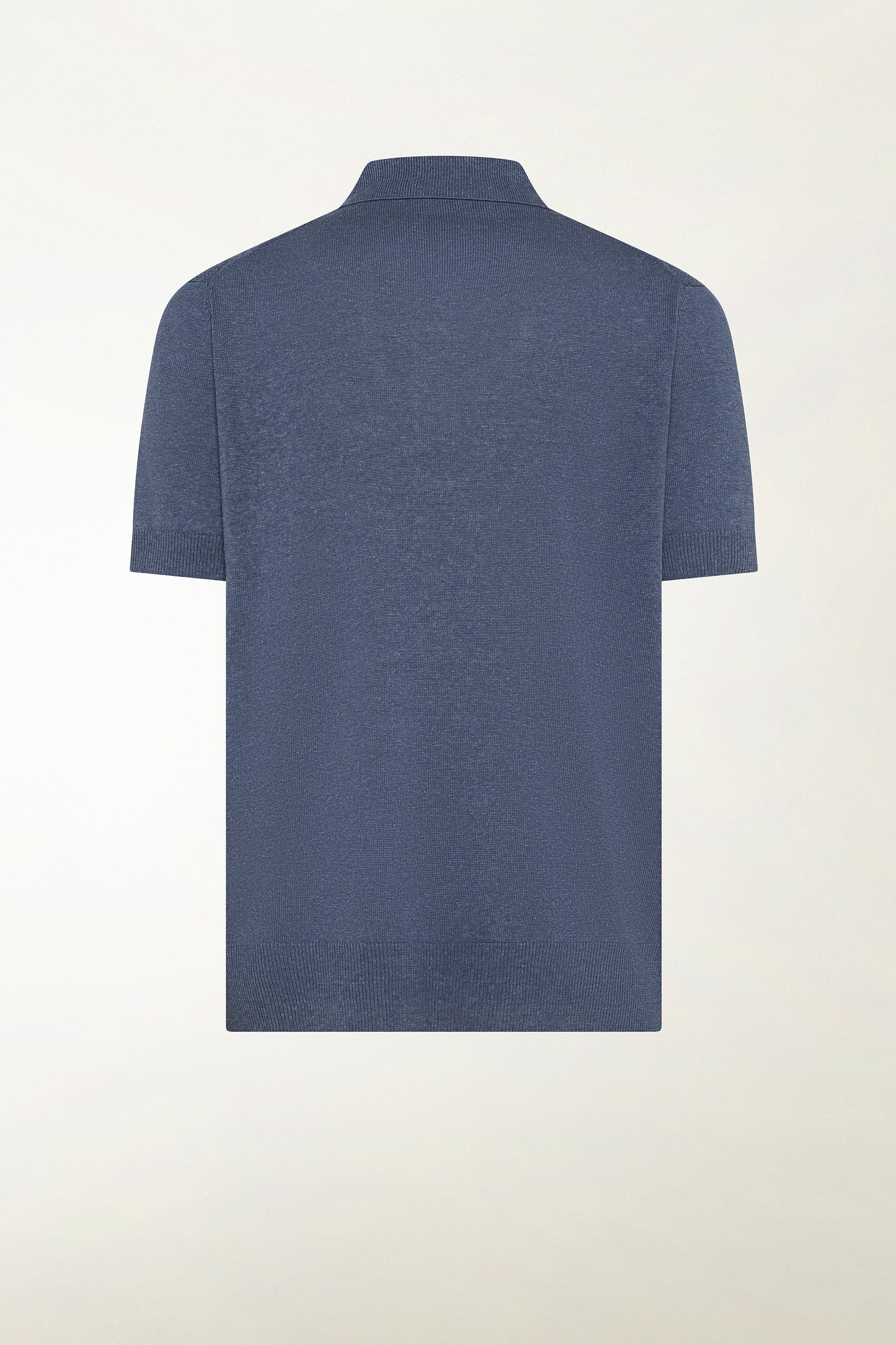 Bluette silk and linen polo shirt
