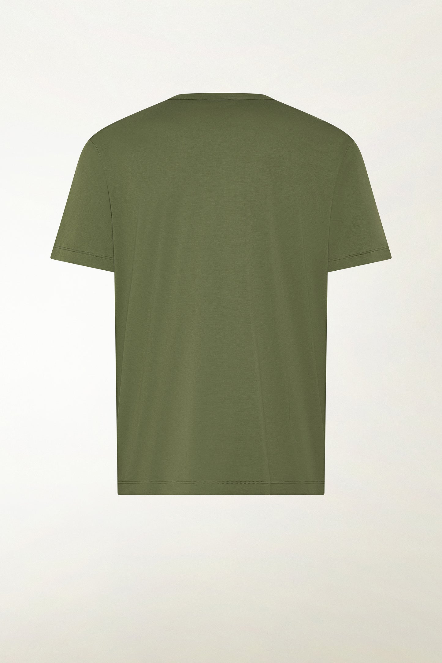 T-shirt in cotone color verde