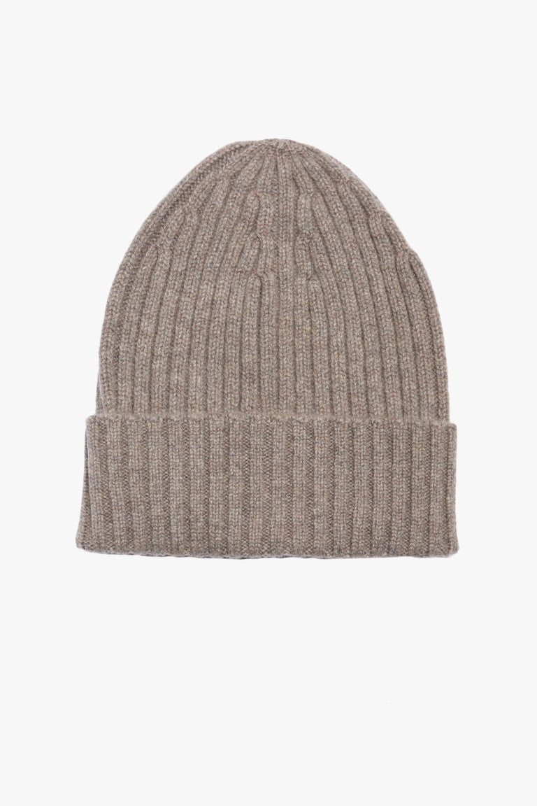 Beanie Marrone Chiaro Alashan Cashmere - Piacenza Cashmere