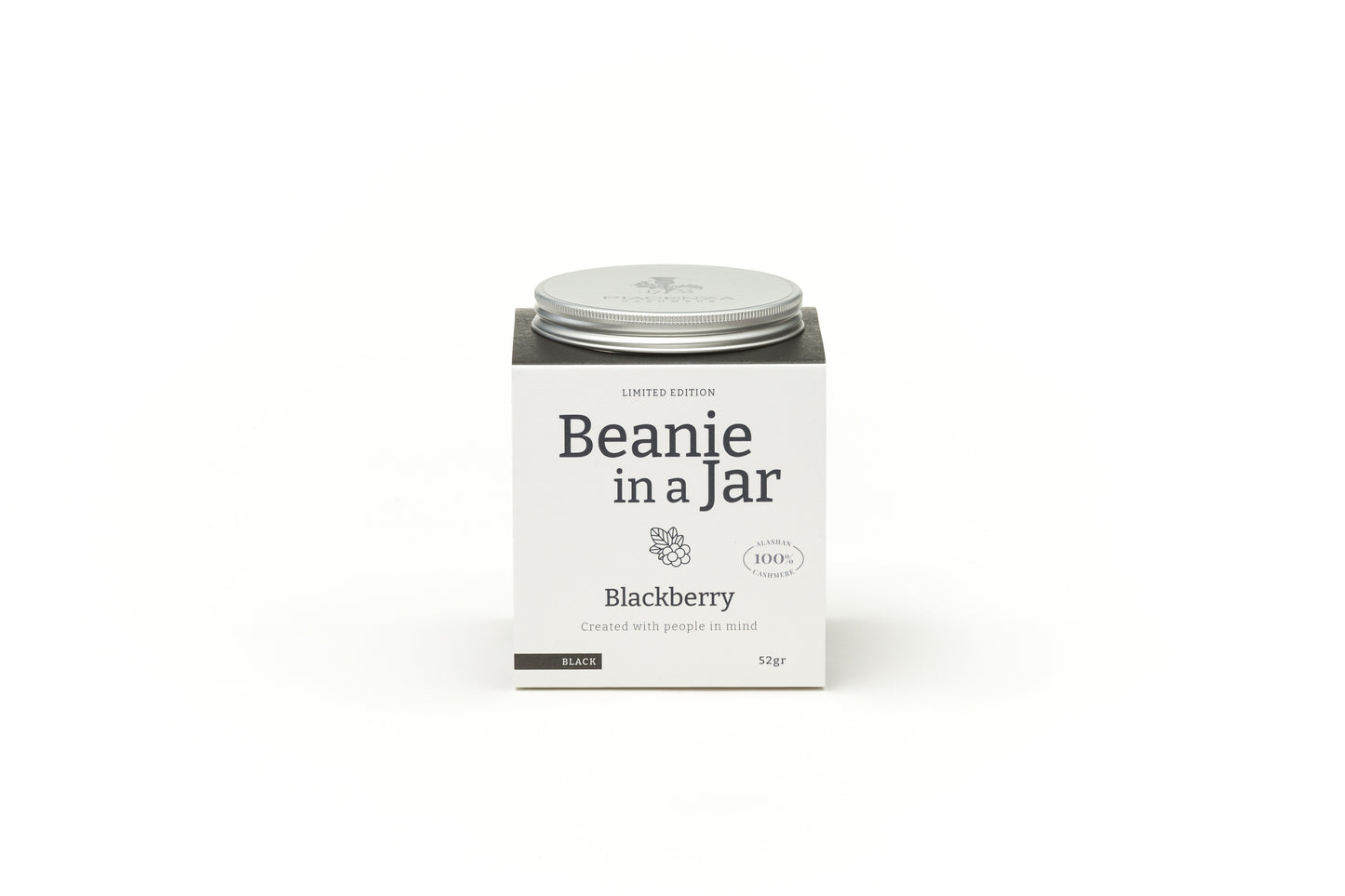 Berretto in Cashmere nero