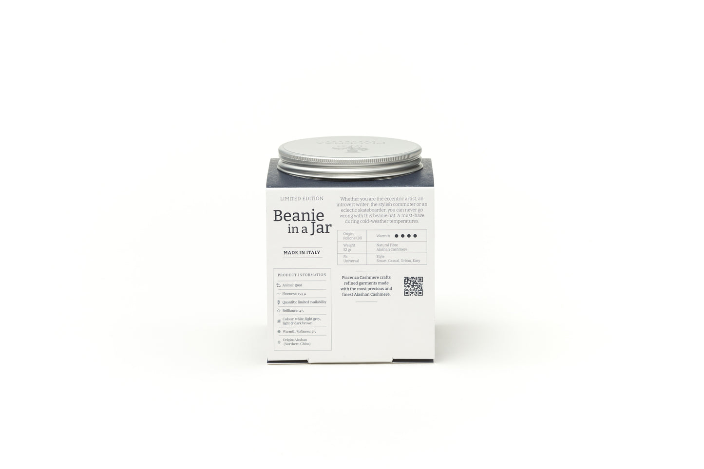 Berretto in Cashmere blu