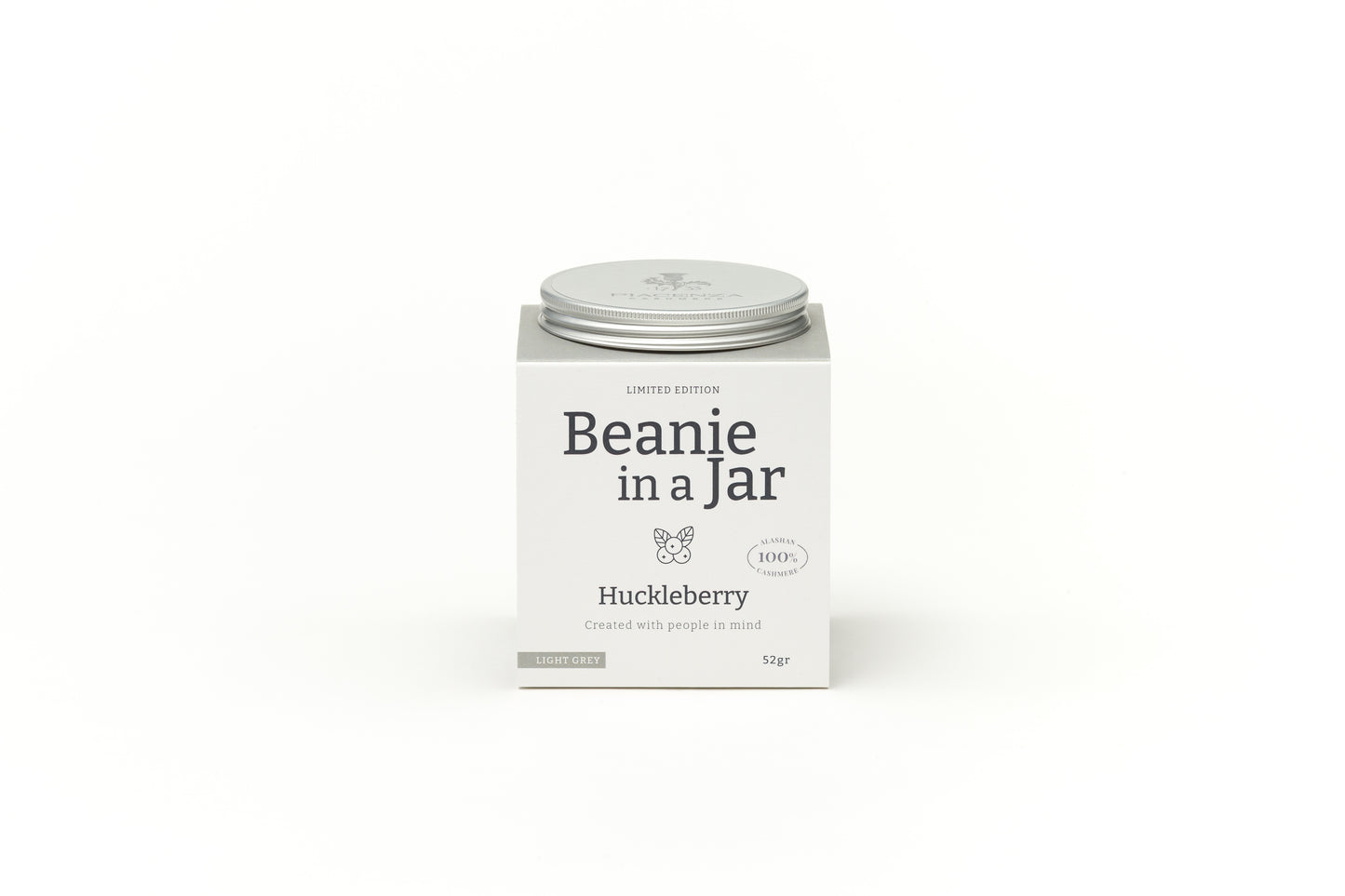 Berretto in Cashmere grigio