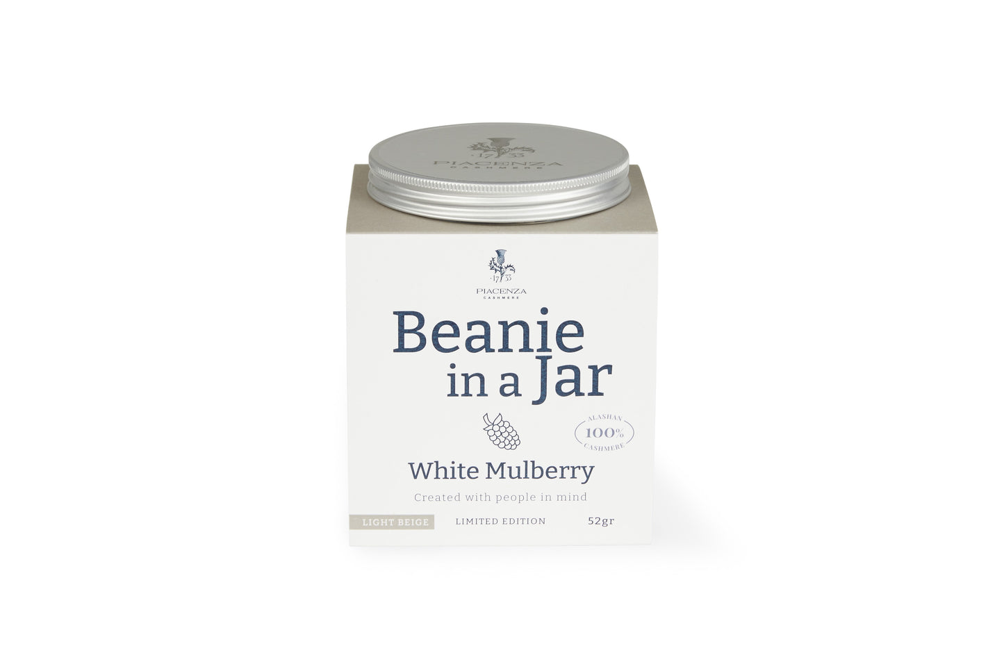 Berretto in Cashmere naturale