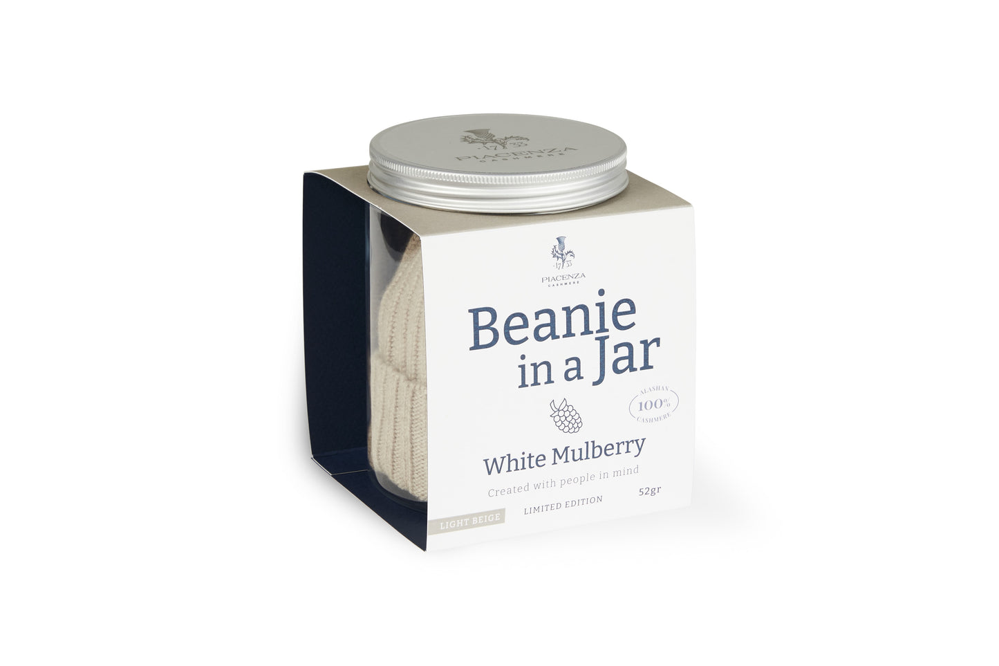 Berretto in Cashmere naturale