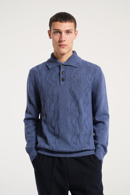 BLUE POLO SHIRT