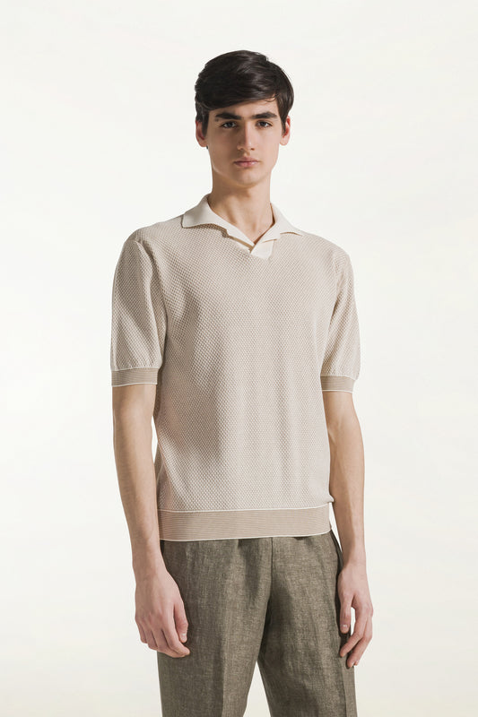 Polo sailor beige