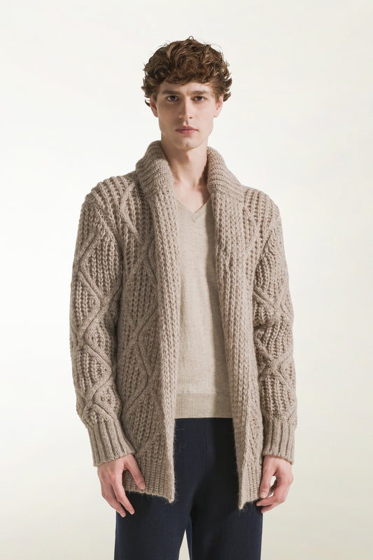 Cardigan naturale