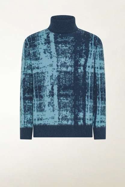 Light blue wool turtleneck