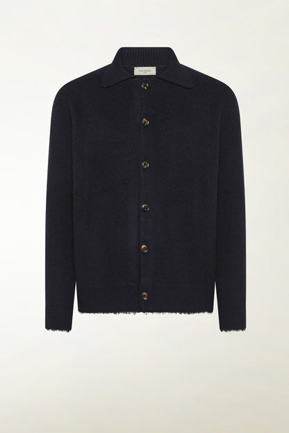 Cardigan in lana nero