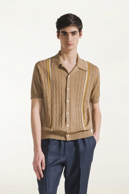 Camel short sleeve shirt