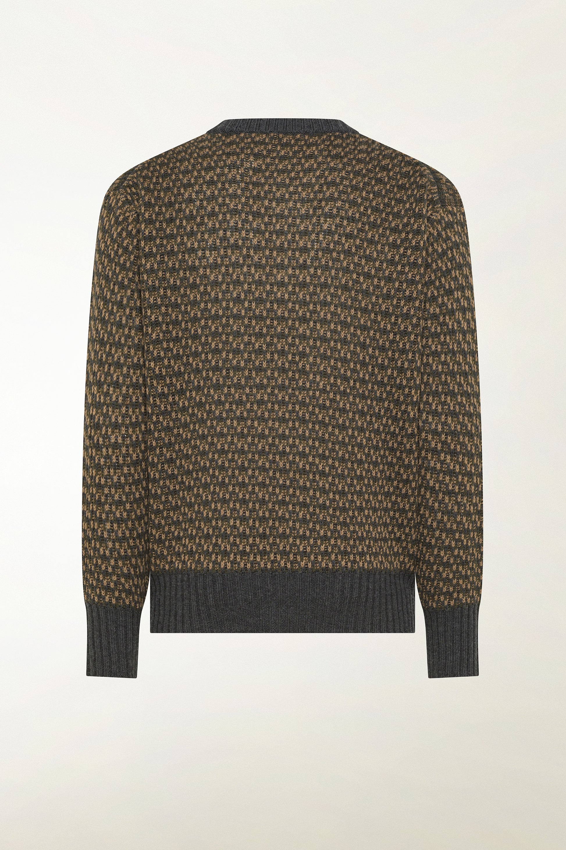 Wool crewneck in shades of green | PIACENZA 1733