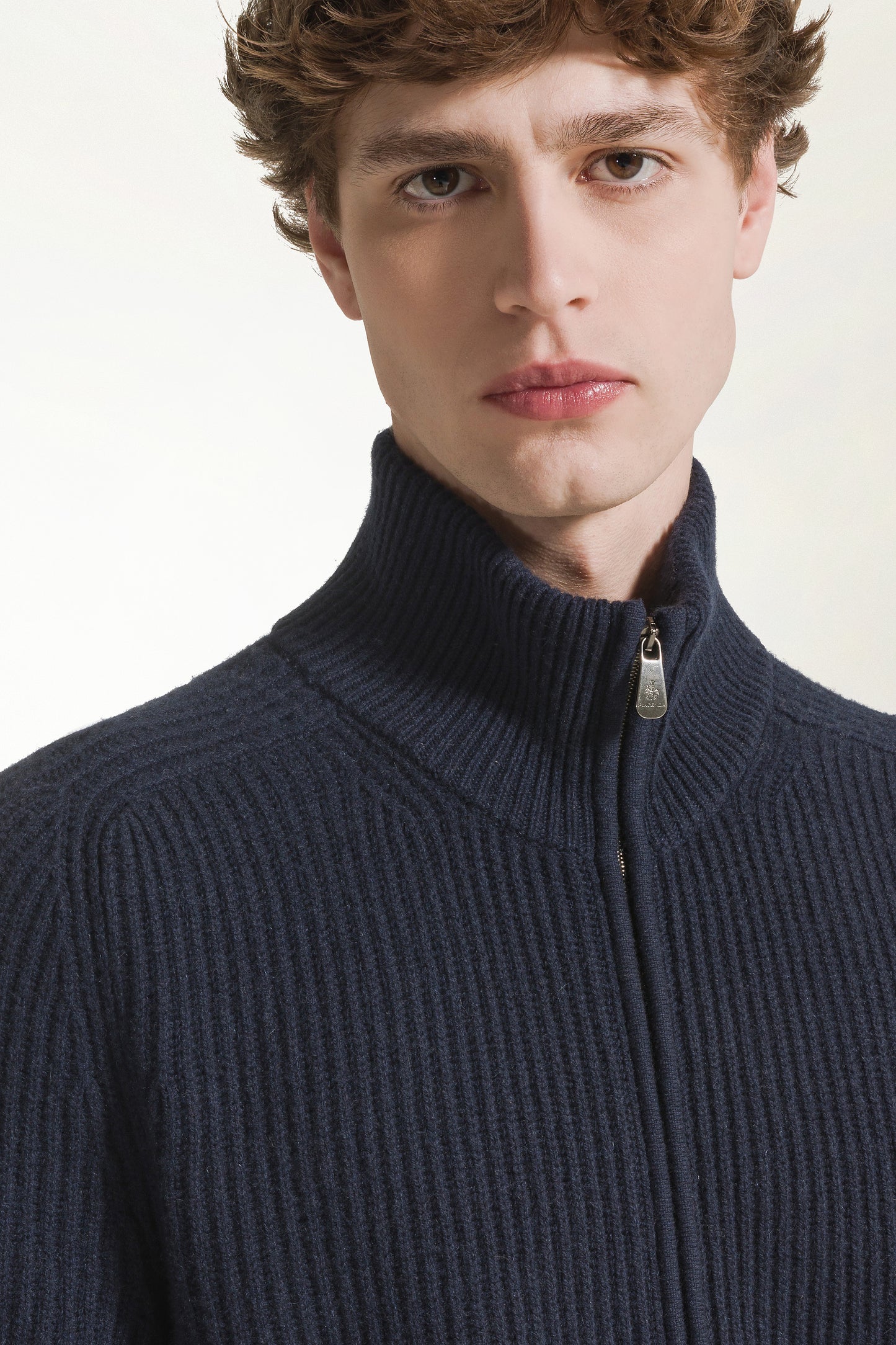 Blue cashmere crewneck