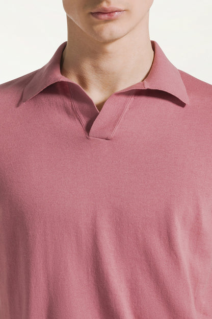 Antique pink sailor polo shirt | PIACENZA 1733