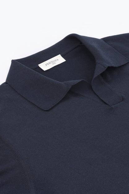 Dark blue sailor polo shirt