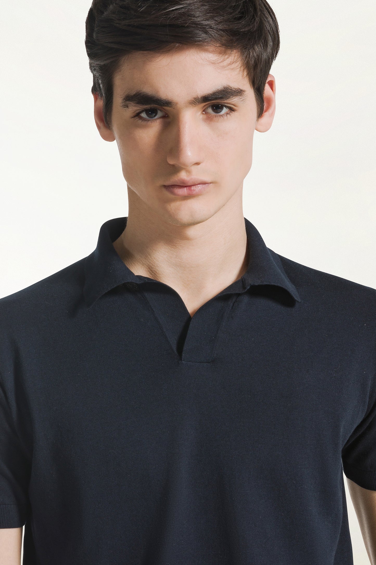 Dark blue sailor polo shirt