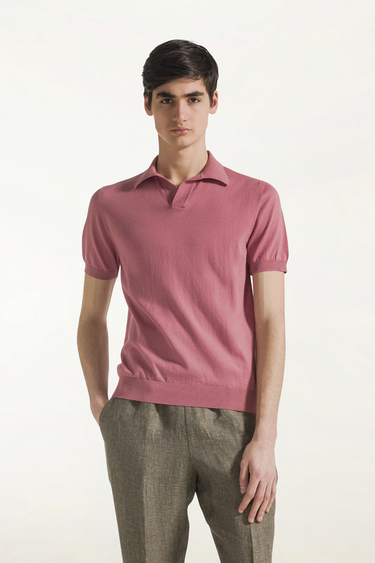 Polo sailor rosa antico