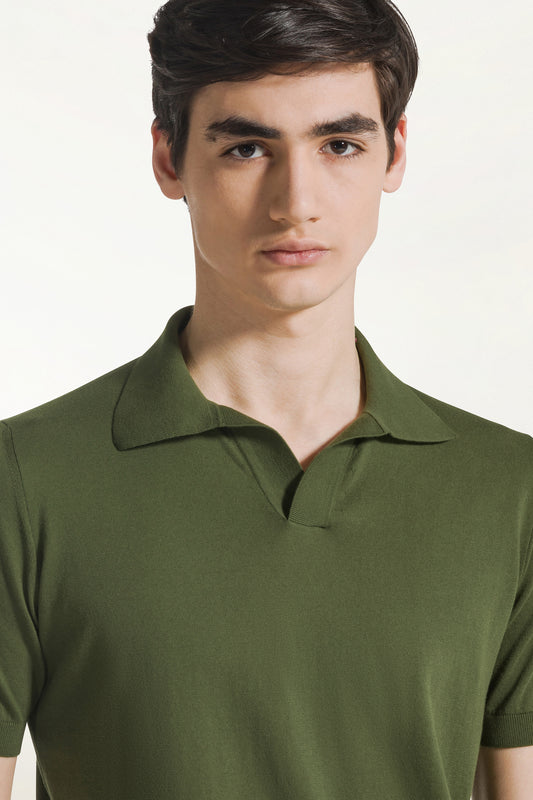 Green sailor polo shirt - Iconic | PIACENZA 1733