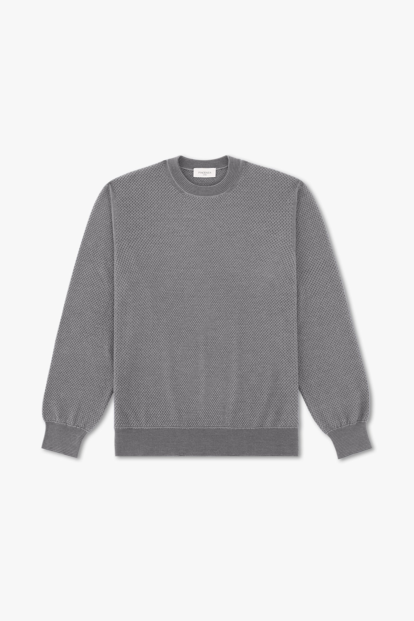 GRAY CREW NECK