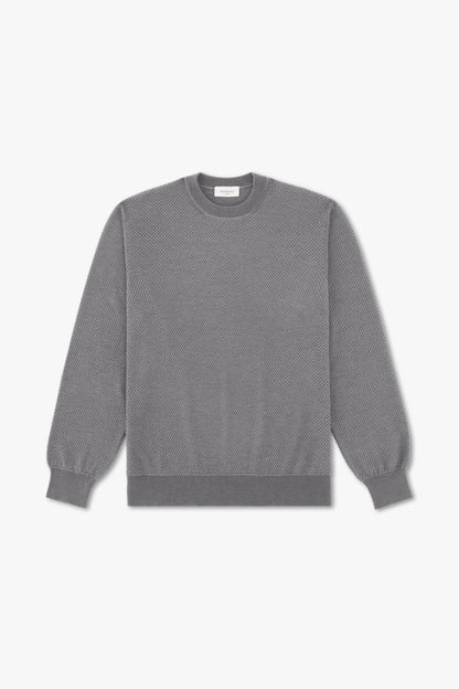 GRAY CREW NECK