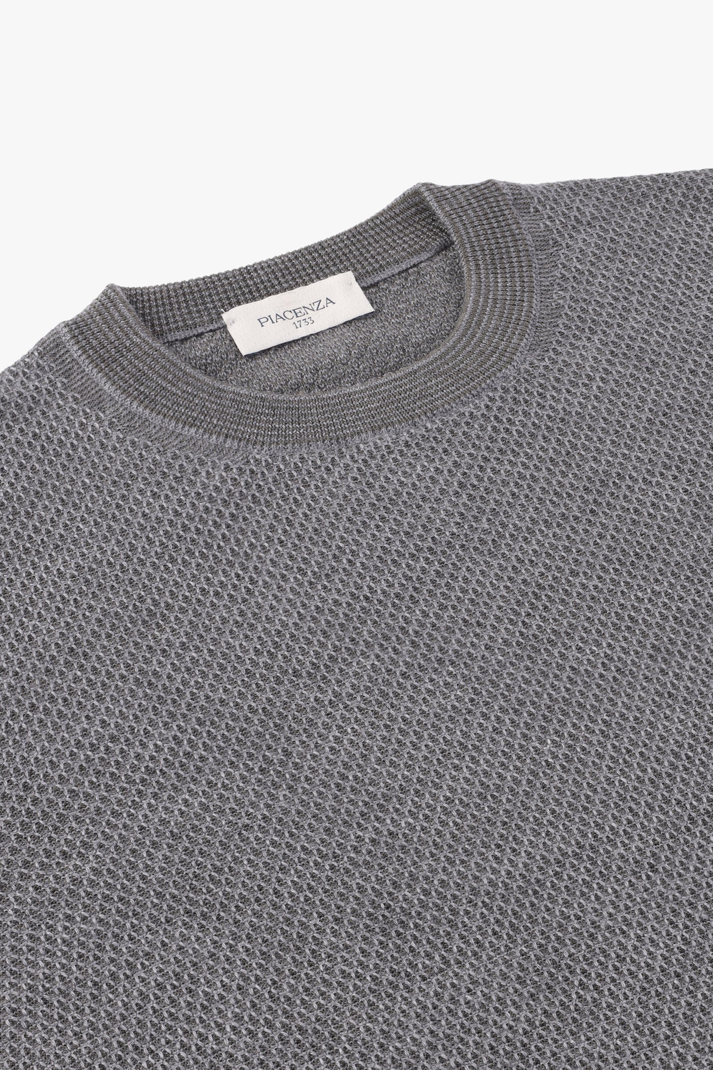 GRAY CREW NECK