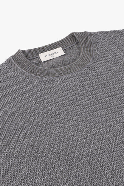 GRAY CREW NECK