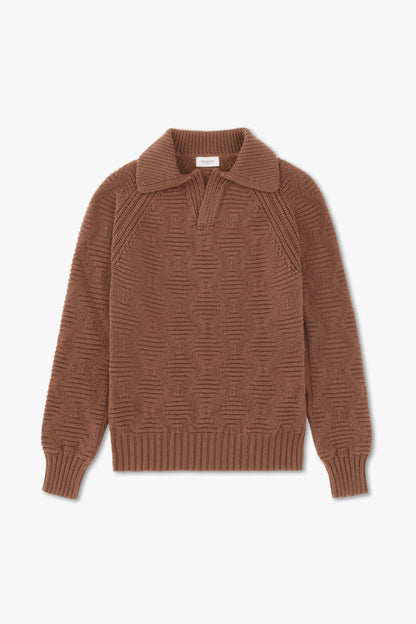 POLO MARRONE CHIARO