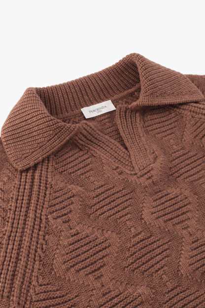 POLO MARRONE CHIARO