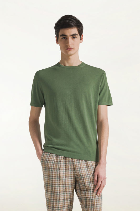 Girocollo maniche corte verde