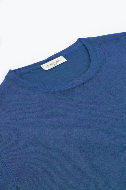 Girocollo maniche corte blu
