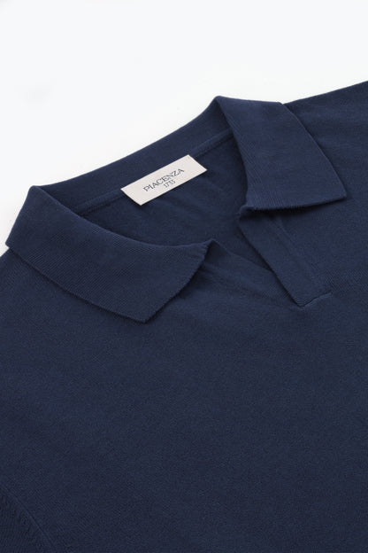 Polo maniche corte blu scuro