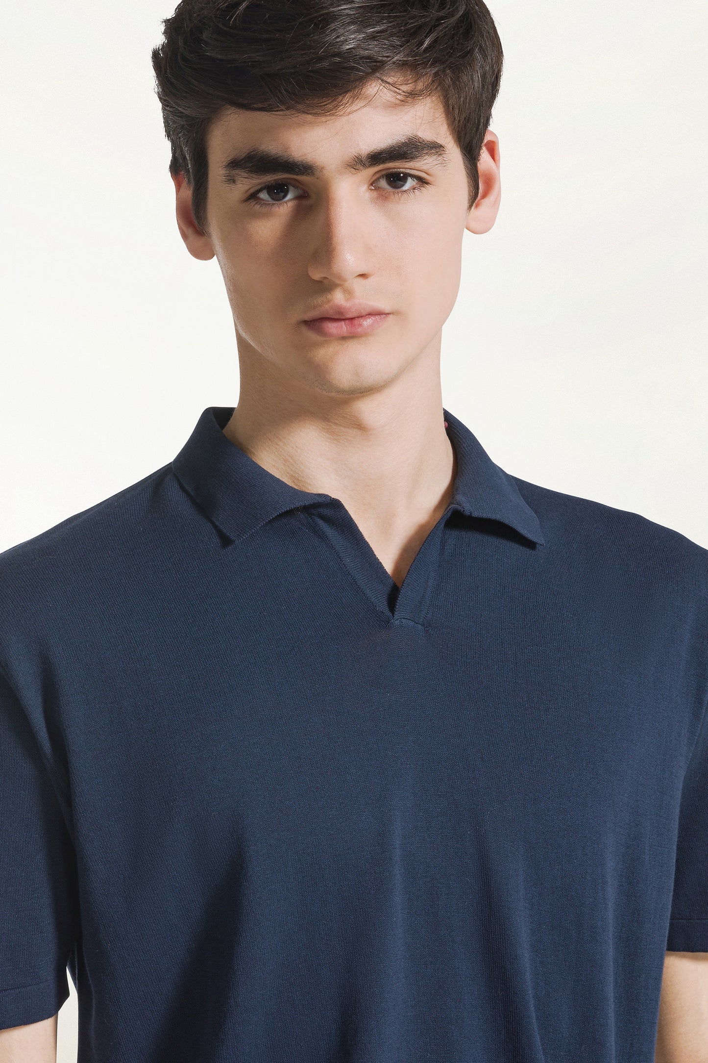 Polo maniche corte blu scuro