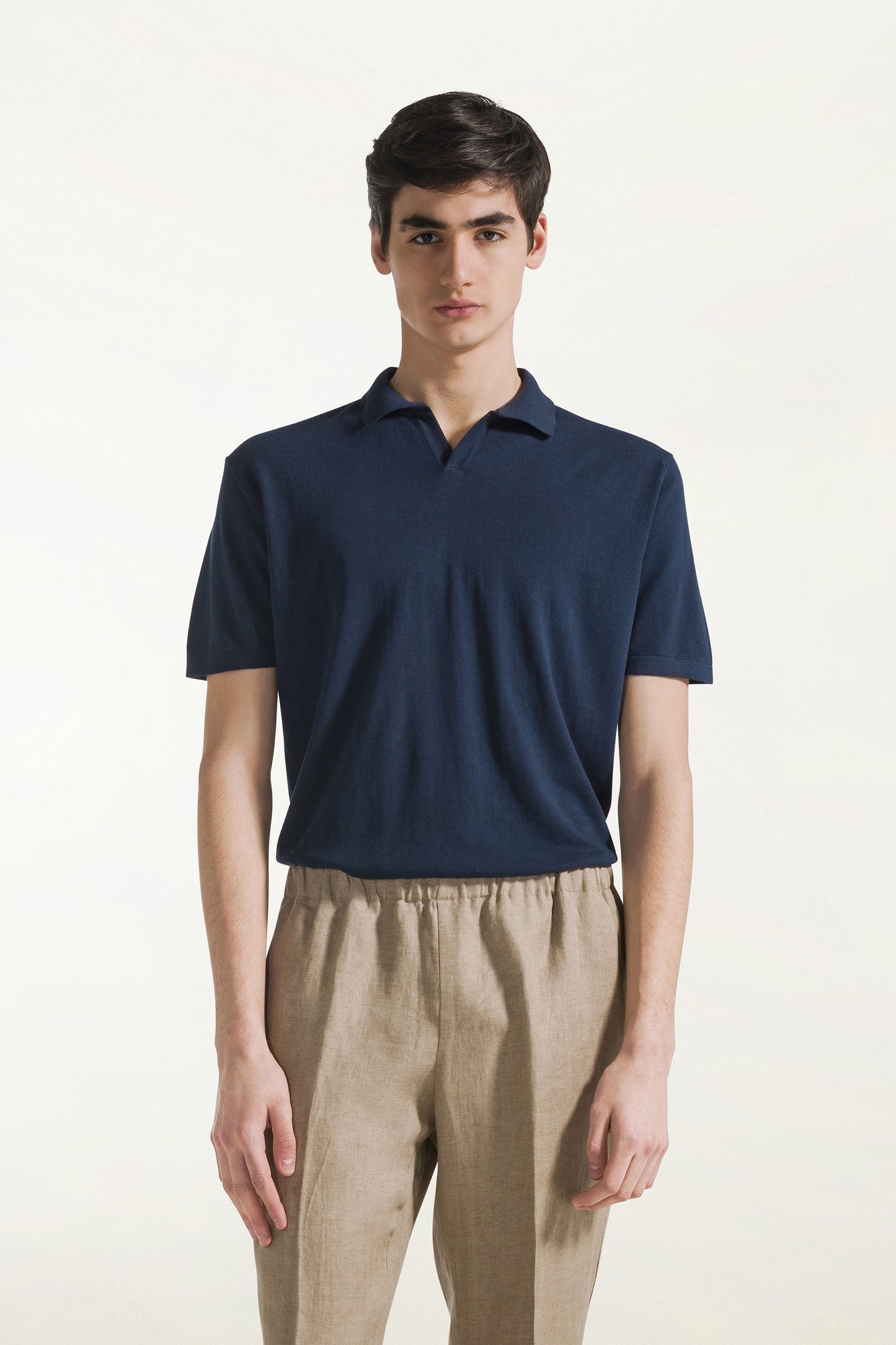 Polo maniche corte blu scuro