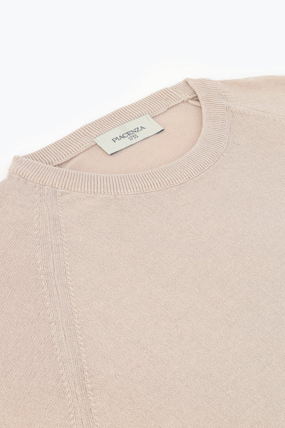 Girocollo maniche lunghe beige