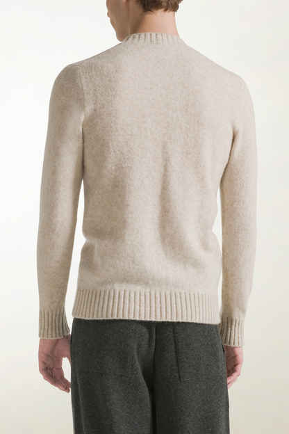 Cashmere and natural silk crewneck | PIACENZA 1733