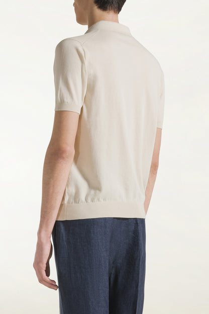 Cream sailor polo shirt | PIACENZA 1733