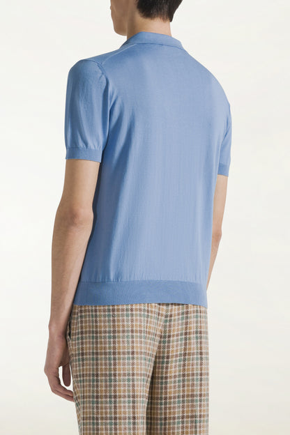 Light blue sailor polo shirt | PIACENZA 1733