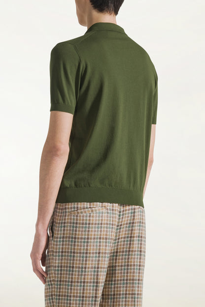 Green sailor polo shirt | PIACENZA 1733