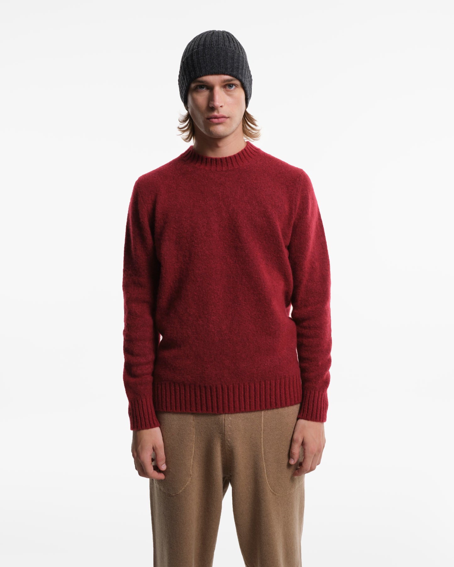 Soft red crewneck