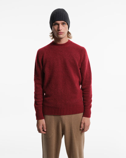 Soft red crewneck