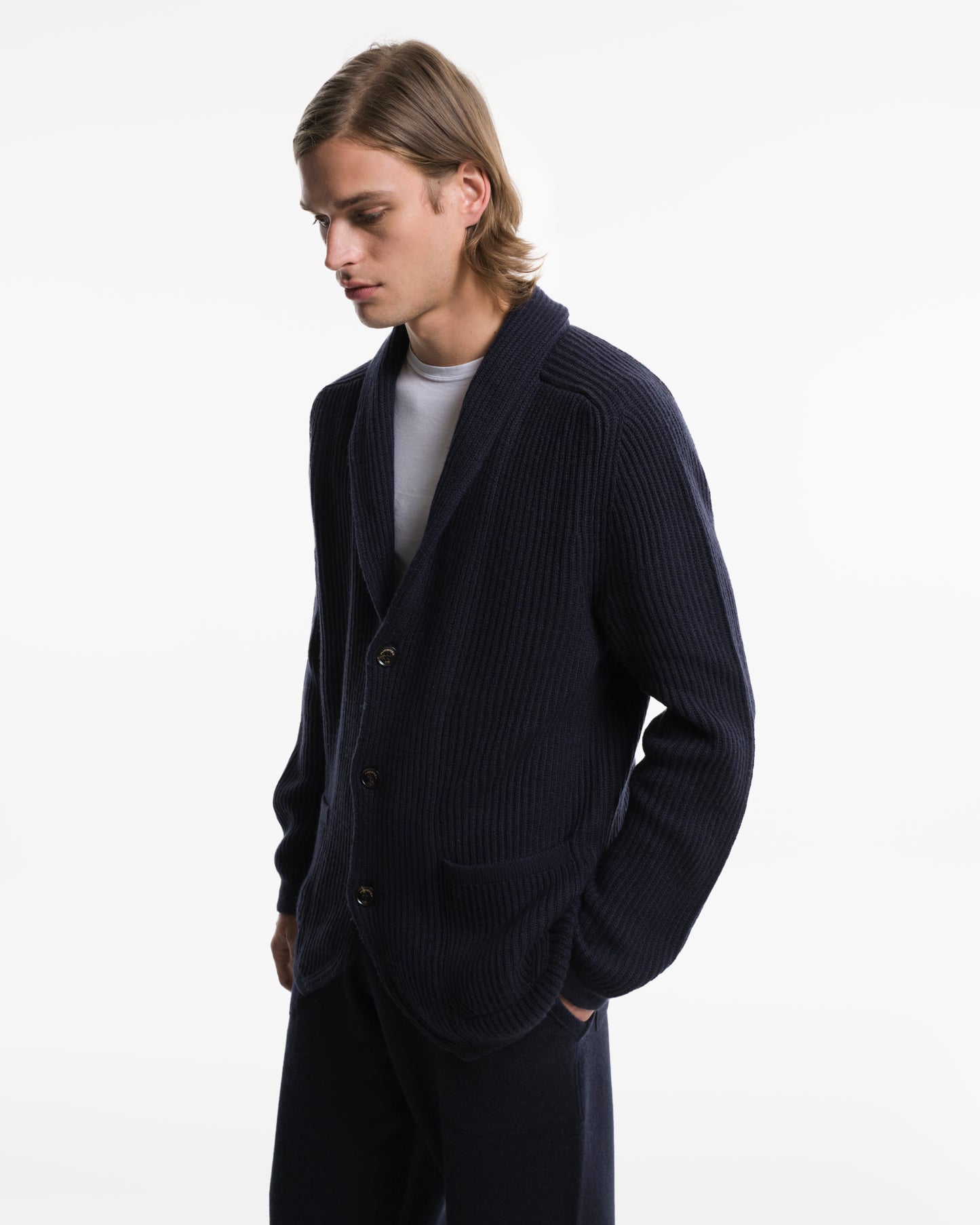 Blue Cashmere jacket
