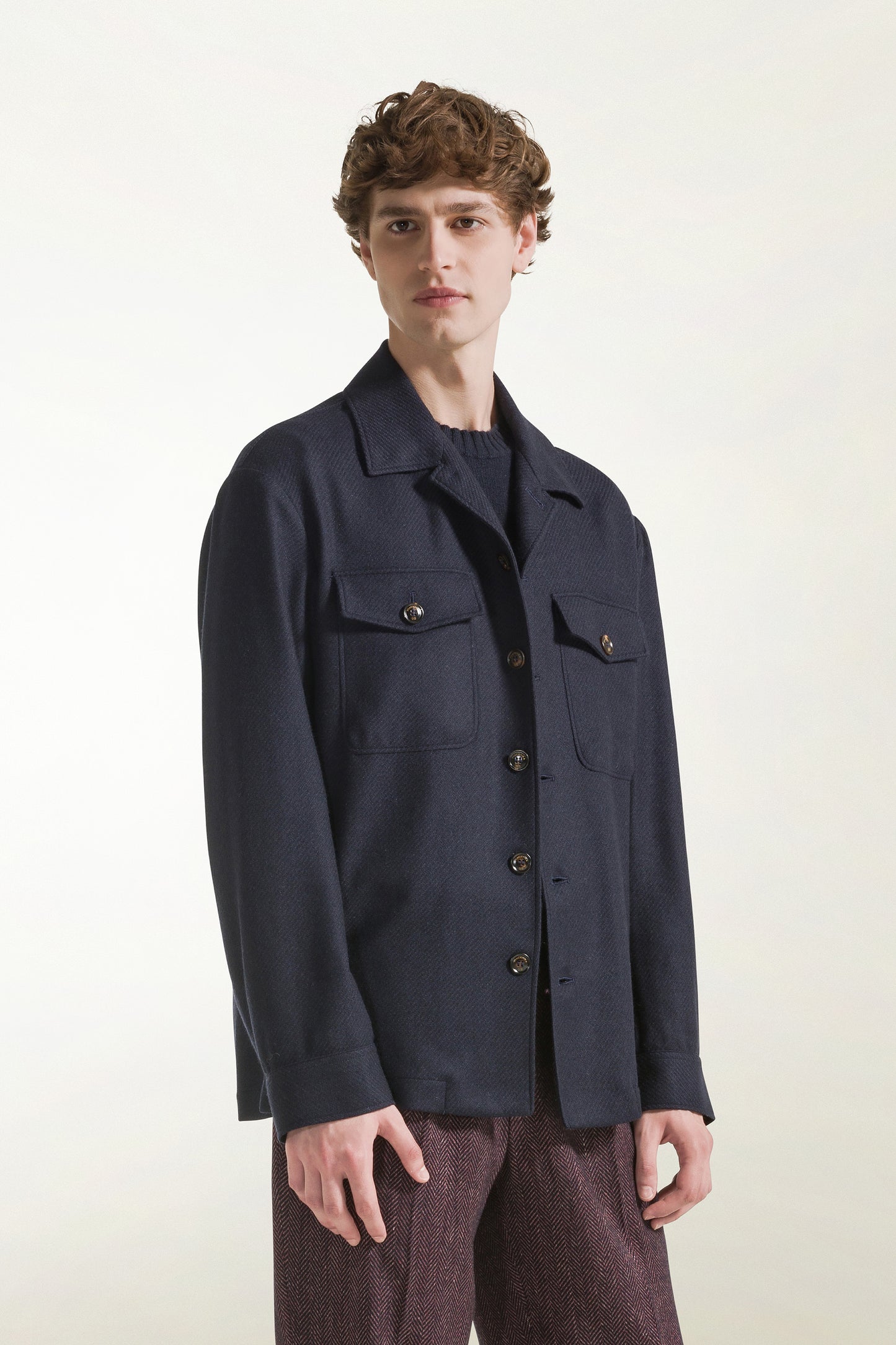 Blue overshirt