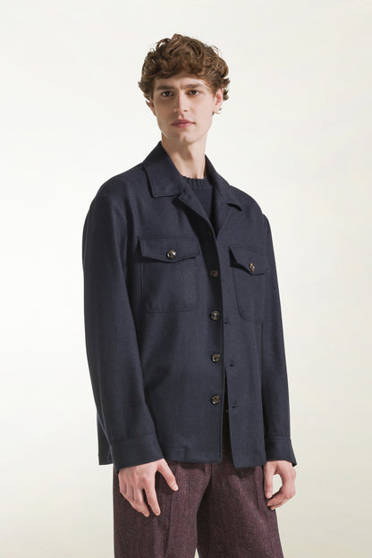 Blue overshirt