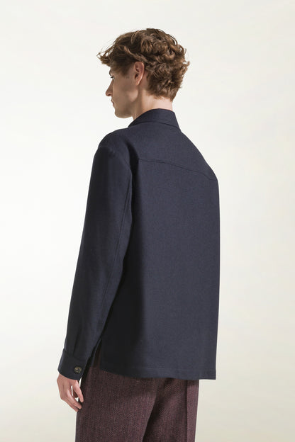Blue overshirt