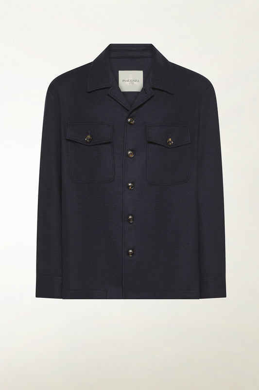 Blue overshirt - Best selling products | PIACENZA 1733