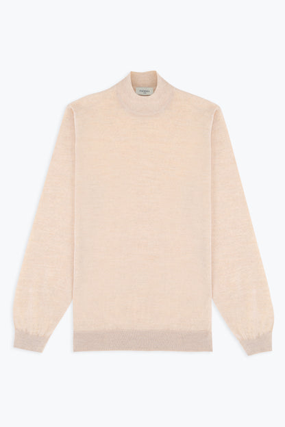 TURTLENECK IN NATURAL WOOL
