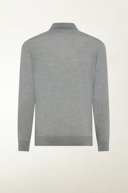 Polo leggero in lana merino